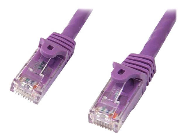 StarTech.com 10m Cat5e Ethernet Netzwerkkabel Snagless mit RJ45 - Cat 5e UTP Kabel - Lila - Patch-Kabel - RJ-45 (M)