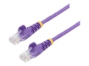 StarTech.com Startech 10m Cat5e Ethernet Netzwerkkabel Snagless mit RJ45 - Cat 5e UTP Kabel - Lila - Patch-Kabel - RJ-45 (M)