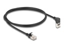 Delock Netzwerkkabel - RJ-45 (M) nach oben angewinkelt zu RJ-45 (M)