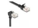 Delock Netzwerkkabel - RJ-45 (M) nach unten abgewinkelt zu RJ-45 (M)