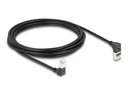 Delock Netzwerkkabel - RJ-45 (M) nach oben angewinkelt zu RJ-45 (M)