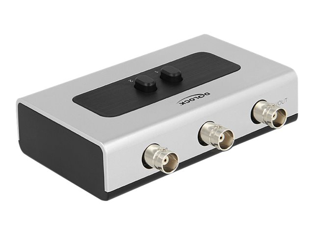 Delock Switch BNC 2 port manual bidirectional