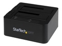 StarTech.com Dual-Bay USB 3.0 eSATA to SATA Hard Drive Docking Station, USB Hard Drive Dock, External 2.53.5 SATA IIIIII, SSDHDD Docking Station, Hot-Swap Hard Drive Bays - Top-Loading - Speicher-Controller - 2.5", 3.5" (6.4 cm, 8.9 cm)