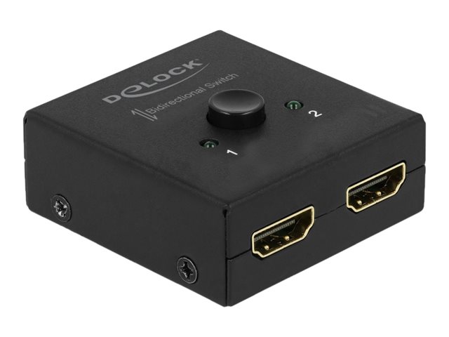 Delock HDMI 2 - 1 bidirectional 4K 60 Hz compact