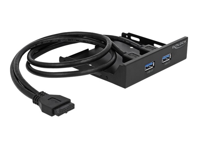 Delock Anschlüsse am vorderen Bedienfeld des