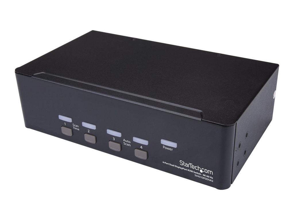 StarTech.com Startech 4 Port Dual DisplayPort KVM Switch