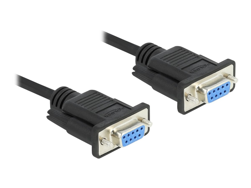Delock Kabel seriell - DB-9 (W) zu DB-9 (W)