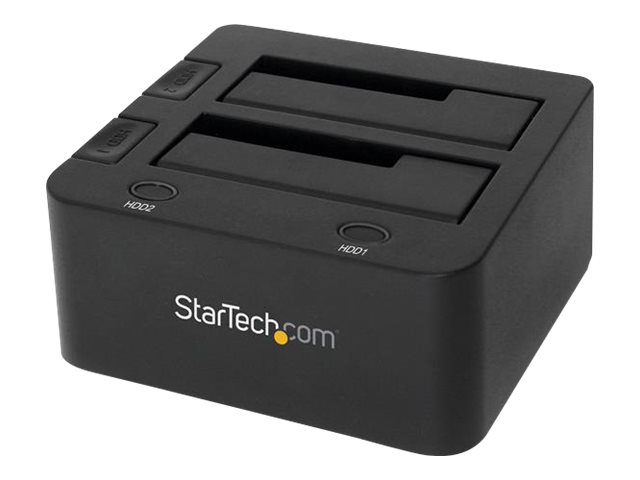 [SDOCK2U33] StarTech.com Dual-Bay USB 3.0 SATA Festplatten Dockingstation, Extern - Speicher-Controller - 2.5", 3.5" (6.4 cm, 8.9 cm)