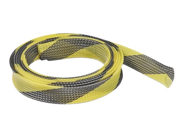 Delock Geflechtschlauch - dehnbar - 2 m - Schwarz