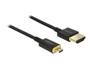 Delock Slim Premium - HDMI-Kabel mit Ethernet