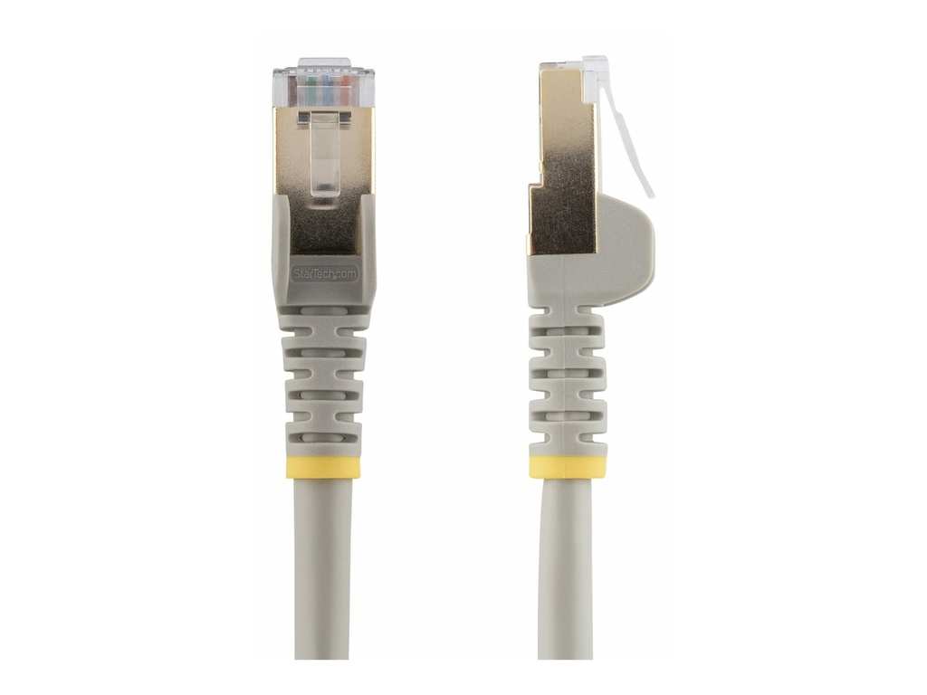 StarTech.com 1,5m CAT6a Kabel - Grau - Patchkabel - STP- Snagless-RJ45 - Patch-Kabel - RJ-45 (M)