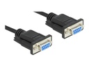 Delock Kabel seriell - DB-9 (W) zu DB-9 (W)