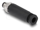 Delock Netzanschluss - 4 pin M8-A (M) zu Schraubklemme