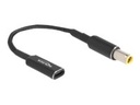 Delock Netzteil - 24 pin USB-C (W) zu Gleichstromstecker 7,9 x 5,5 mm (M)