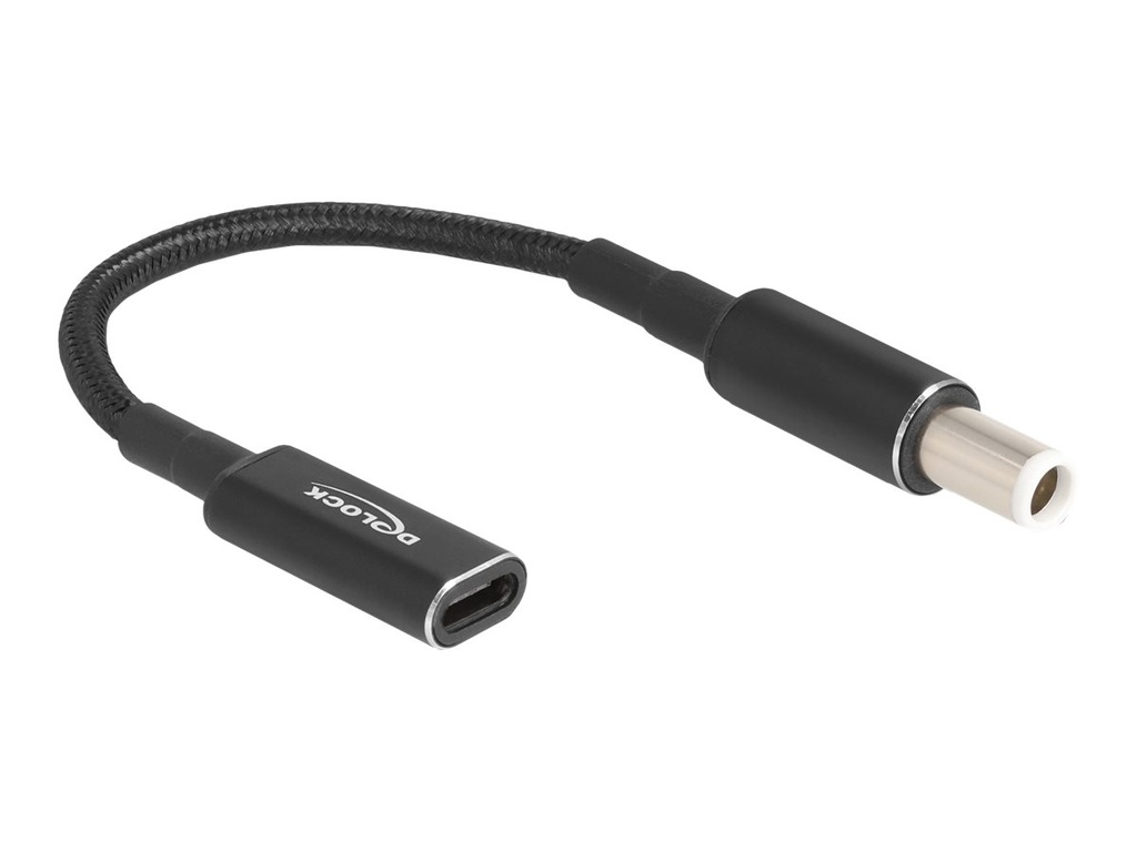 Delock Netzteil - USB-C (W) zu Gleichstromstecker 7,4 x 5,0 mm (M)
