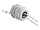 Delock PG21 - Kabelverschraubung - Grau (Packung mit 2)
