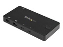 StarTech.com 2 Port USB C KVM Switch, 4K 60Hz