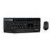 Logitech Wireless Combo MK345 - Volle Größe (100%) - Kabellos - RF Wireless - Schwarz - Maus enthalten