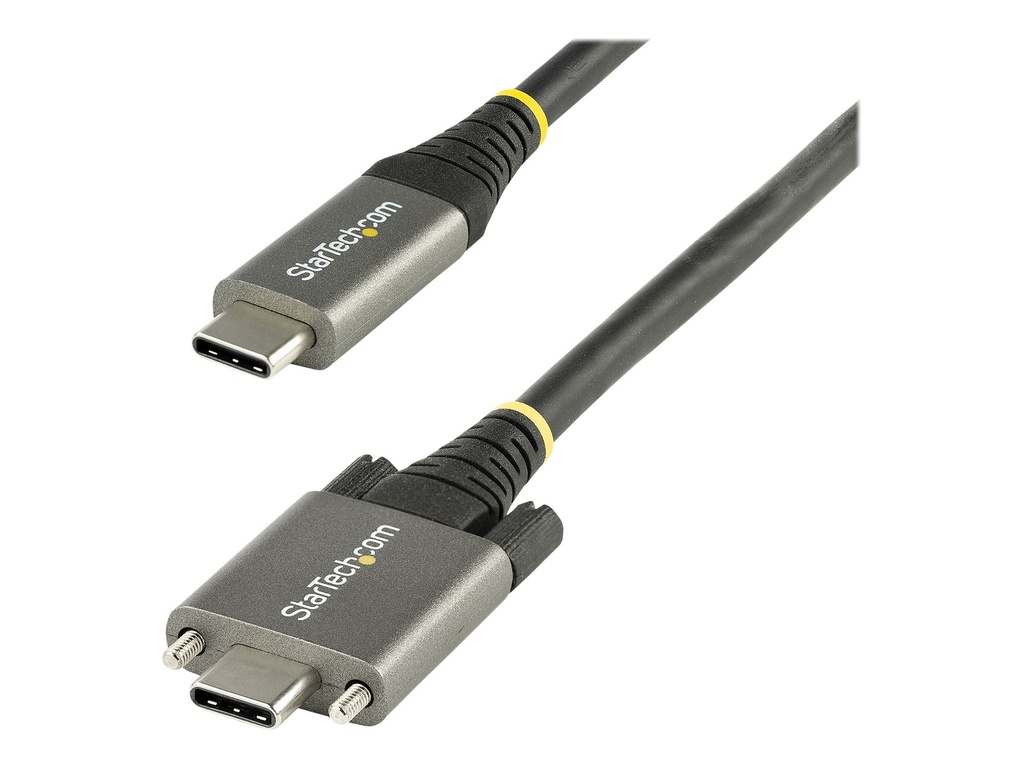 StarTech.com StarTech 50cm USB-C Kabel mit Schraubensicherung 10Gbit/s - USB 3.1/3.2 Gen 2 Typ-C Kabel - 100W (5A)
