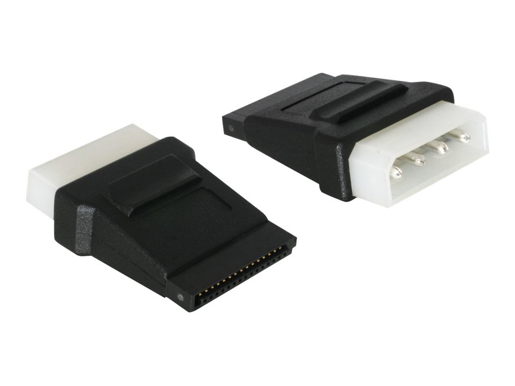 Delock Netzteil - SATA-Stromstecker (M) zu interne Stromversorgung, 4-polig (M)