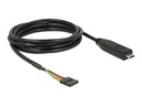 Delock Kabel USB / seriell - USB-C (M) zu 6-poliges TTL (W)