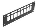 Delock Leeres Keystone-Patchpanel - oberflächenbündig
