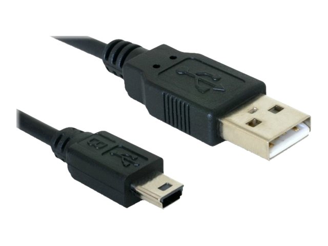 Delock USB-Kabel - Mini-USB, Typ B (M) zu USB (M)