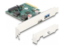 Delock PCI Express x4 Karte zu 1 x extern USB Type-C Buchse+ 1 extern... - Controller - Serial ATA