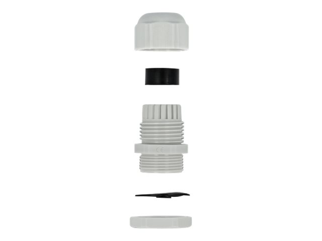 Delock PG19 - Kabelverschraubung - Grau (Packung mit 10)