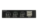 Delock 3.5" Front Panel > 2 x USB 2.0 and fan