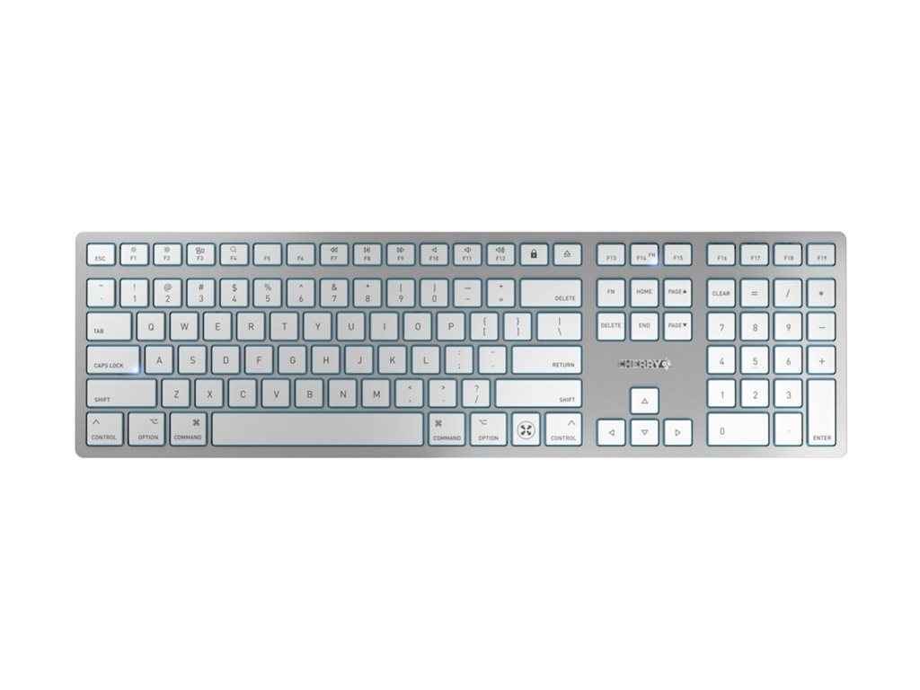 Cherry KW 9100 SLIM - Tastatur - kabellos - 2.4 GHz, Bluetooth 4.0