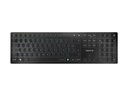 Cherry KW 9100 SLIM - Tastatur - kabellos - 2.4 GHz, Bluetooth 4.0