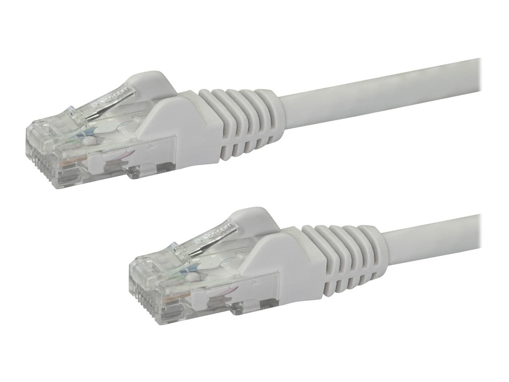 StarTech.com Startech 7m CAT6 Ethernet Cable, 10 Gigabit Snagless RJ45 650MHz 100W PoE Patch Cord, CAT 6 10GbE UTP Network Cable w/Strain Relief, White, Wiring is UL Certified/TIA - Category 6 - 24AWG (N6PATC7MWH)