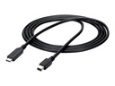 StarTech.com StarTech 6ft / 2m USB-C to Mini DisplayPort Cable - 4K 60Hz - Black - USB 3.1 Type C to mDP Adapter (CDP2MDPMM6B)