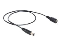 Delock Spannungsversorgungs-Verlängerungskabel - Gleichstromstecker 5,5 x 2,1 mm (M)
