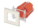 Delock Easy 45 - Rahmen - weiß, RAL 9003