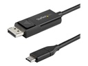 StarTech.com 1m USB-C auf DisplayPort-Kabel - 4K - bidirektional - DisplayPort-Kabel - 24 pin USB-C (M)