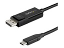 StarTech.com StarTech 3ft/1m USB C to DisplayPort 1.4 Cable 8K 60Hz/4K, Bidirectional DP to USB-C or USB-C to DP Reversible Video Adapter Cable, HBR3/HDR/DSC, USB Type C/Thunderbolt 3 Monitor Cable - 8K USB-C to DP Cable (CDP2DP141MBD)