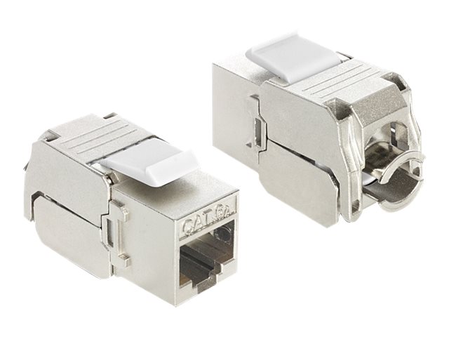 Delock Keystone module - Modulare Eingabe - CAT 6a - STP - RJ-45 (Packung mit 24)