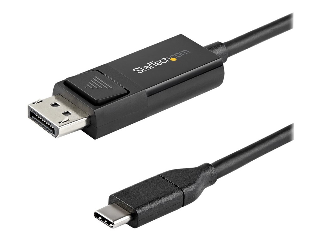 StarTech.com 2m USB-C auf DisplayPort-Kabel - 4K - bidirektional - DisplayPort-Kabel - 24 pin USB-C (M)