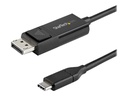 StarTech.com 2m USB-C auf DisplayPort-Kabel - 4K - bidirektional - DisplayPort-Kabel - 24 pin USB-C (M)
