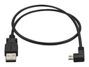 StarTech.com StarTech Micro USB Lade- und Sync-Kabel St/St - Links gewinkelt Micro-USB - 0,5m - USB-Kabel - Micro-USB Typ B (M)