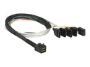 Delock Internes SAS-Kabel - SAS 6Gbit/s - 4x Mini SAS HD (SFF-8643)