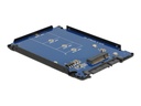 Delock Laufwerksschachtadapter - 2.5" to M.2 (6.4 cm to M.2)