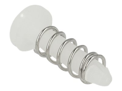 Delock Kühlkörper-Einrastnieten - weiß (Packung mit 10)