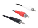 Delock Audiokabel - RCA x 2 männlich zu mini-phone
