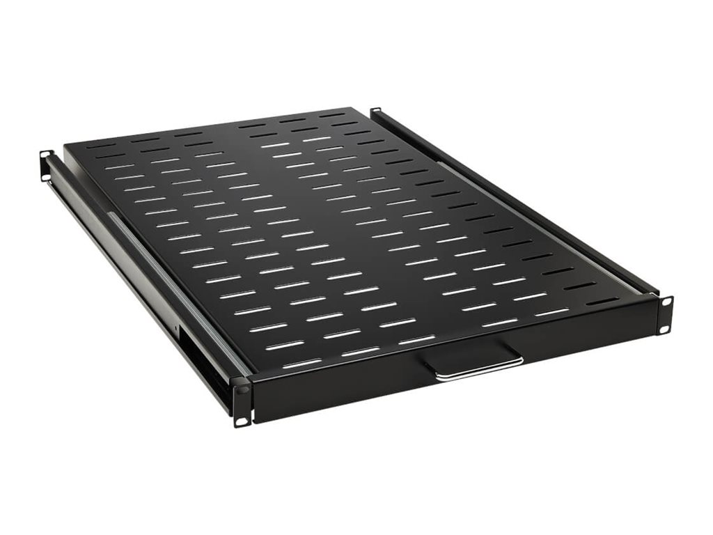 Eaton Tripp Lite Series SmartRack Sliding Steel Rack Shelf - 1U, Vented, 28.3 in. Deep, Holds up to 50 lb. (23 kg)