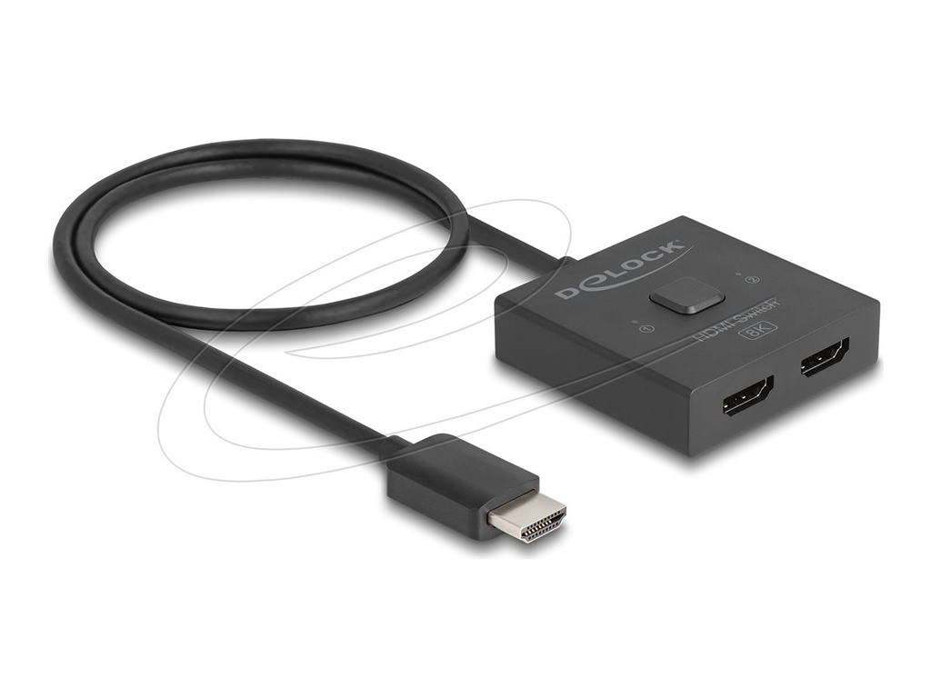 Delock Video/Audio-Schalter - 8K, bidirektional