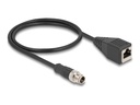 Delock Netzwerkkabel - 8-polig M12 (M) zu RJ-45 (W)
