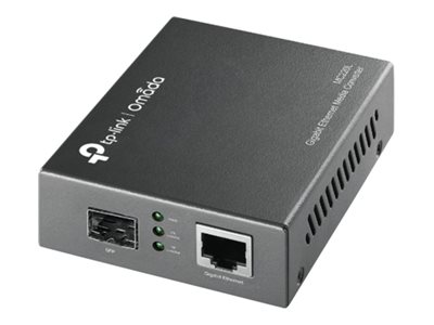 TP-LINK MC220L - Medienkonverter - 1GbE - 1000Base-LX, 1000Base-SX, 1000Base-LH - RJ-45 / SFP (mini-GBIC)